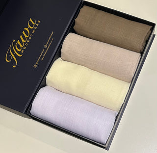 Premium Modal Hijab Neutral Luxury Box