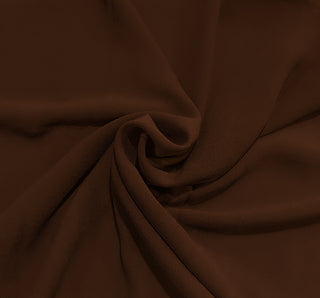 Premium Chiffon Hijab in Umber Brown