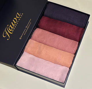 Viscose Blush Hijab Luxury Box