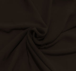 Premium Chiffon Hijab in Dark Brown