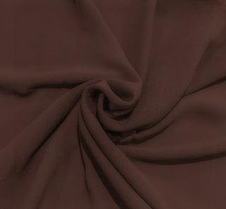 Premium Chiffon Hijab in Plush Brown